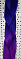 Канекалон двухцветный 60см 100гр #B40 сине-фиолетовый#