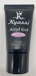 Kyassi Акрил-гель для наращивания ногей 30 гр. #№323 Розовая кольбельная