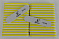 Пилка шлифовка 100/180 Kyassi овальная двухсторонняя 9*2 см 30 шт упак #желтый#