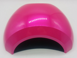 Лампа "Powerful" 48Вт/UV/Led с вентилятором #№4 розовая#