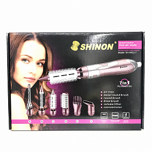 Набор инструментов для укладки волос 7 в 1 электрическая щетка SHINON SH 9822-7