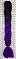 Канекалон двухцветный 60см 100гр #B19 чёрно-фиолетовый#
