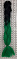 Канекалон двухцветный 60см 100гр #B12 черно-зеленый#