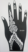 Трафарет для правой руки #S102R#