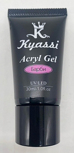Kyassi Акрил-гель для наращивания ногей 30 гр. #№320 Барби