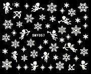 Наклейки Снежинки #SMY-057#
