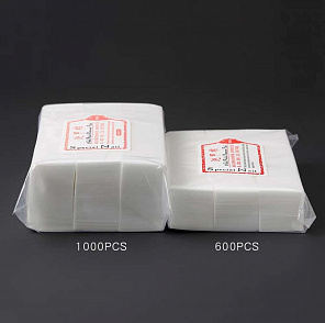Салфетки безворсовые жёсткие Kyassi 1000шт #розовые толстые №3#