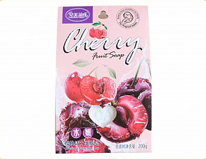 Мыло парфюмированное Cherry Fruit Soap SATSUMI FRONT, 200гр ZM8001
