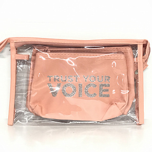 Косметичка 3 в 1 " VOICE " оранжевая