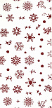 Фольга ~ 1м #№29 новогодняя#