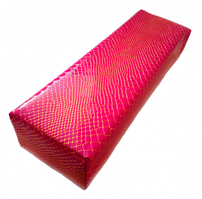 Подставка для рук с рисунком #Рептилия малиновая#