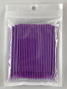 Микро-браш  в пакете 100шт/ уп #фиолетовый#