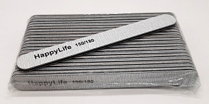 Пилка Happy Life #серая 150/180 20 шт. прямая#