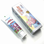 Зубная паста детская CAIHONGWANGZI со вкусом клубники 70g №1
