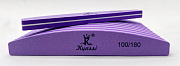Пилка шлифовка Kyassi однотонная 100/180 #лодочка 10шт/ уп# фиолетовый