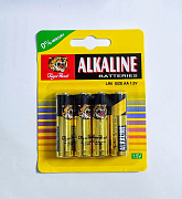 Батарейка пальчиковая AA LR6 алкалиновая 1,5 В TIGER HEAD, 4шт 