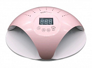 Лампа SUN 669 48Вт/UV/Led с вентилятором две руки #розовая#