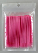 Микро-браш в пакете 100шт/ уп #Светло-розовый#