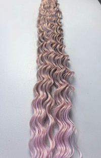 Канекалон  “Кудри Ариэль” ，# 30/Pink #80CM 120гр