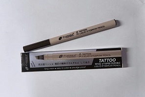 Карандаш для бровей водостойкий Tattoo FARRES, 1мл 8803 №02 brown
