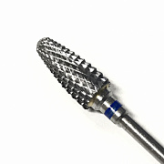 Фреза металлическая "Flame ST " M серебро, обод синий#