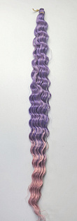 Канекалон “Кудри Ариэль” ,# Purple/pink #80CM 120гр