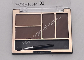 Тени для бровей 4 цвета GULFLOWER, 7гр  GF363 №03