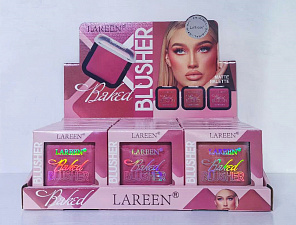 Румяна запеченные матовые Baked Blusher LAREEN, 11гр G129 №01