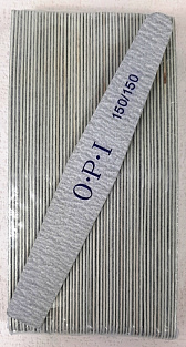 Пилка тонкая OPI на деревянной основе #150/150 50шт. трапеция#