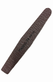 Пилка Happy Life #коричневая 100/120 трапеция#