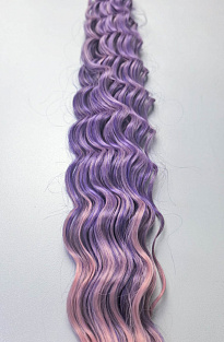 Канекалон “Кудри Ариэль” ,# Purple/pink #80CM 120гр
