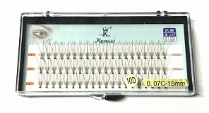 Ресницы пучки KYASSI10D 0.07C # 15MM #
