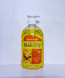 Мыло жидкое с глицерином pH5,5 Апельсин BLUE+KING, 500гр  38831