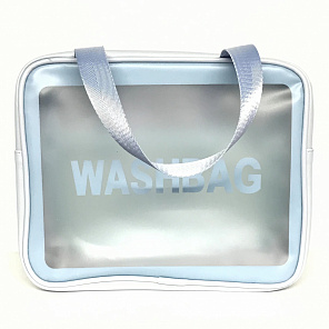 Сумка силиконовая “ washbag ” голубой