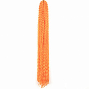 Канекалон Зизи “Гофре”，накладные пряди-косы для причесок #F15#80g