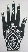 Трафарет для левой руки #S106L#