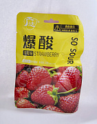 Конфеты карамельные кислые Клубника So Sour, 22гр