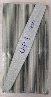 Пилка тонкая OPI на деревянной основе #180/240 50шт. трапеция#