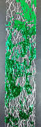 3D наклейки для ногтей в сетку с алюминиевыми хлопьями ~ 1 м #№13#