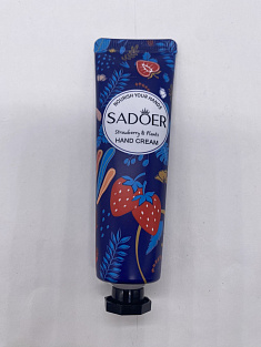 Крем для рук SADOER Клубника, 30гр