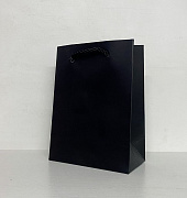 Бумажные пакеты 12*16*6.5 см #черный цвет# 3шт/уп