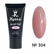 Kyassi Акрил-гель для наращивания ногей 30 гр. #№304 Светло-розовый#