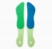 Тёрка для ног наждачка #"нога"  зелёная №29#