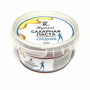 Сахарная паста для шугаринга KYASSI 200 г #СРЕДНЯЯ#