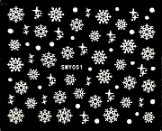 Наклейки Снежинки #SMY-051#