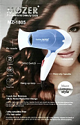 Профессиональный фен для волос Mozer #MZ-1805# 1200W Провод 1,5 метра