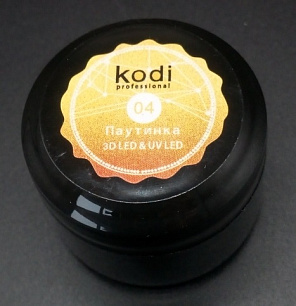 Kodi гель "паутинка" #золото#