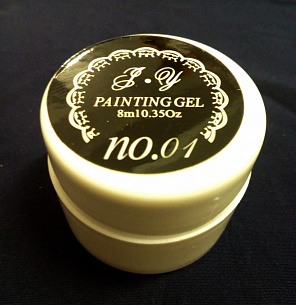 Гель-краска "Painting Gel" #чёрная#