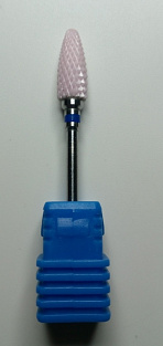 Фреза керамическая "Flame", ST, #розовая, обод синий#