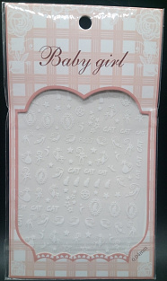 Наклейки Baby girl #F017#